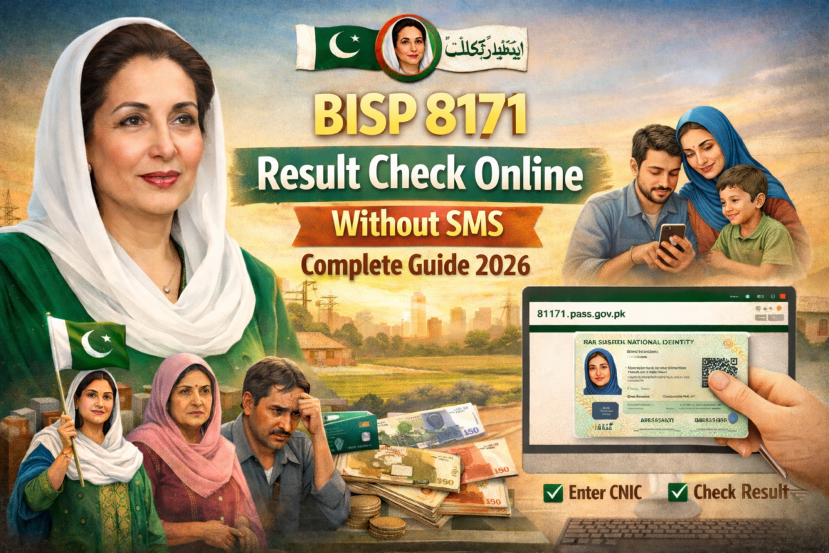 BISP 8171 Result Check Online Without SMS Complete Guide 2026