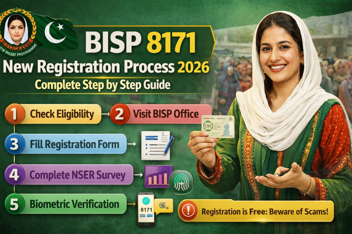 BISP 8171 New Registration Process 2026 Complete Step by Step Guide