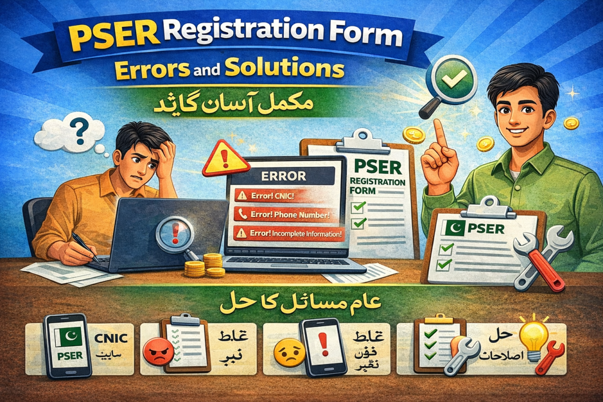 PSER Registration Form Errors and Solutions Complete Easy Guide