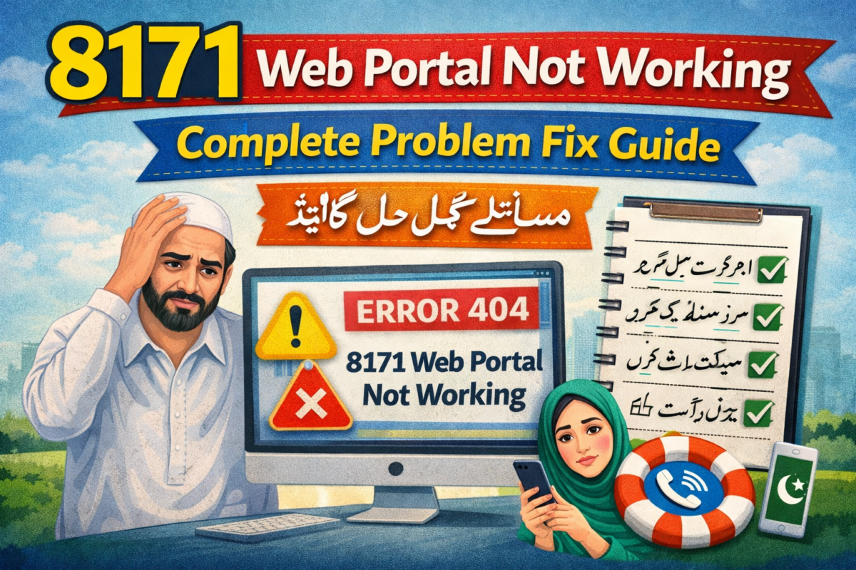 8171 Web Portal Not Working Complete Problem Fix Guide