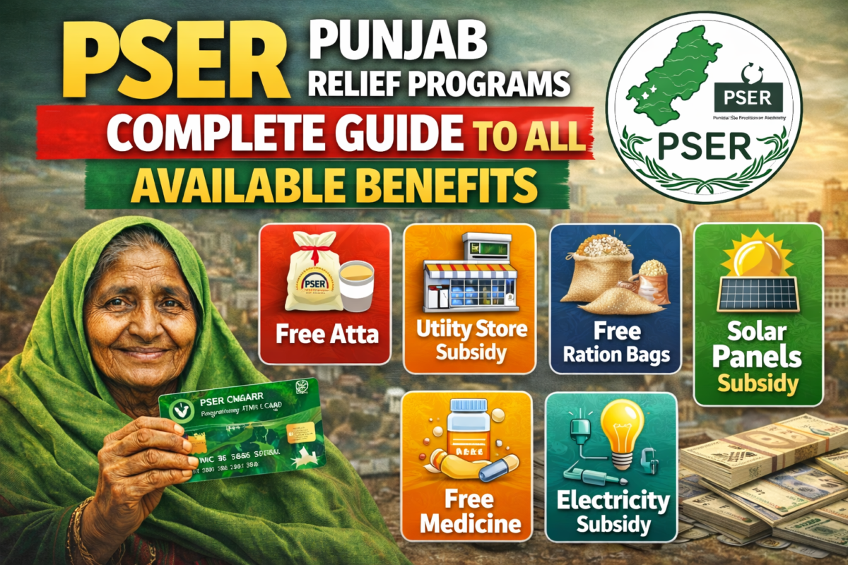 PSER Punjab Relief Programs Complete Guide to All Available Benefits