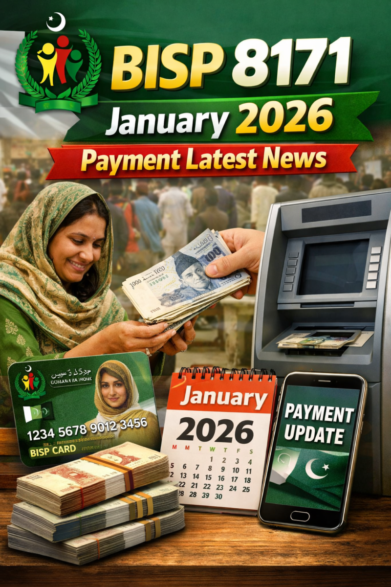 BISP 8171 January 2026 Payment Latest Update Eligibility and Status Check