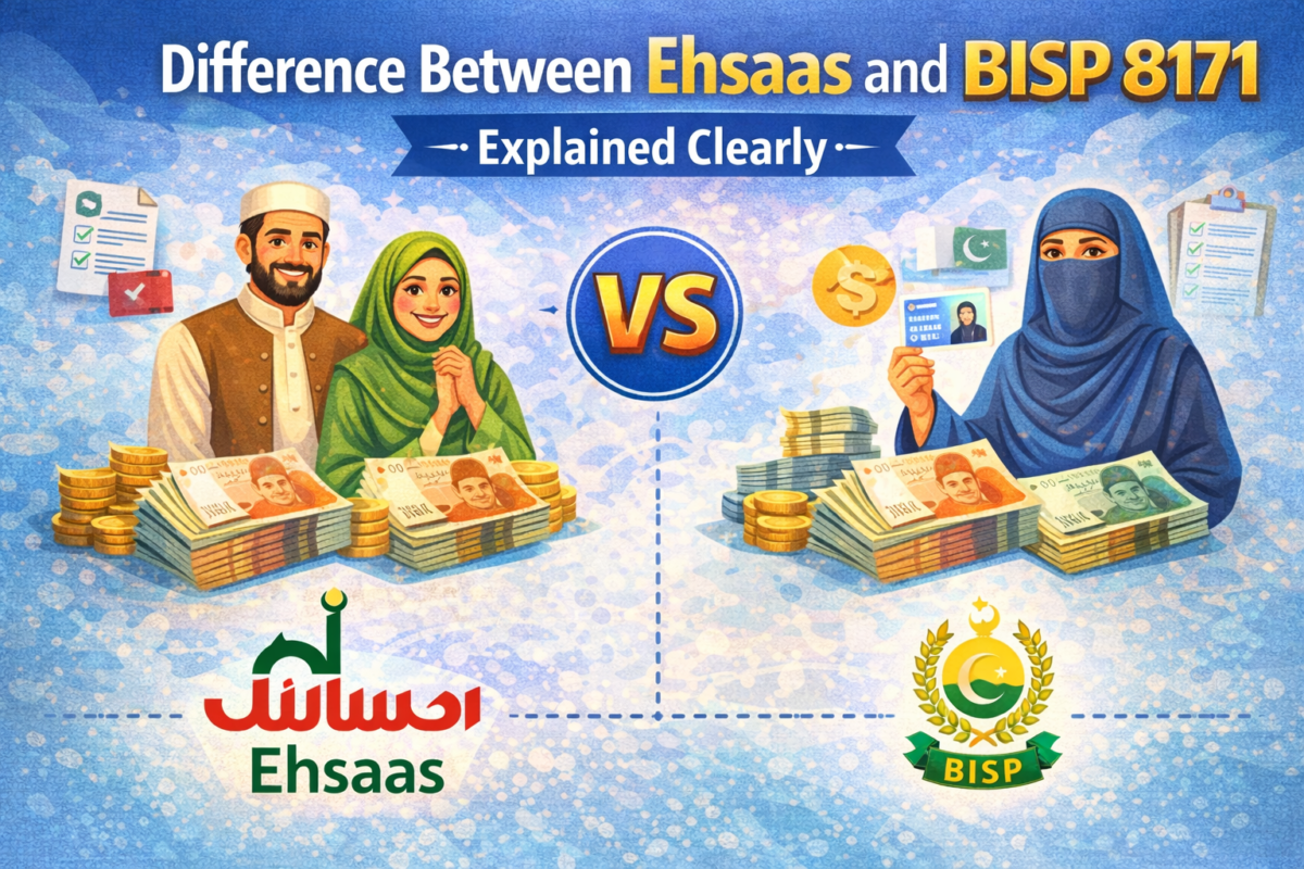 Difference Between Ehsaas and BISP 8171 Explained Clearly for Everyone